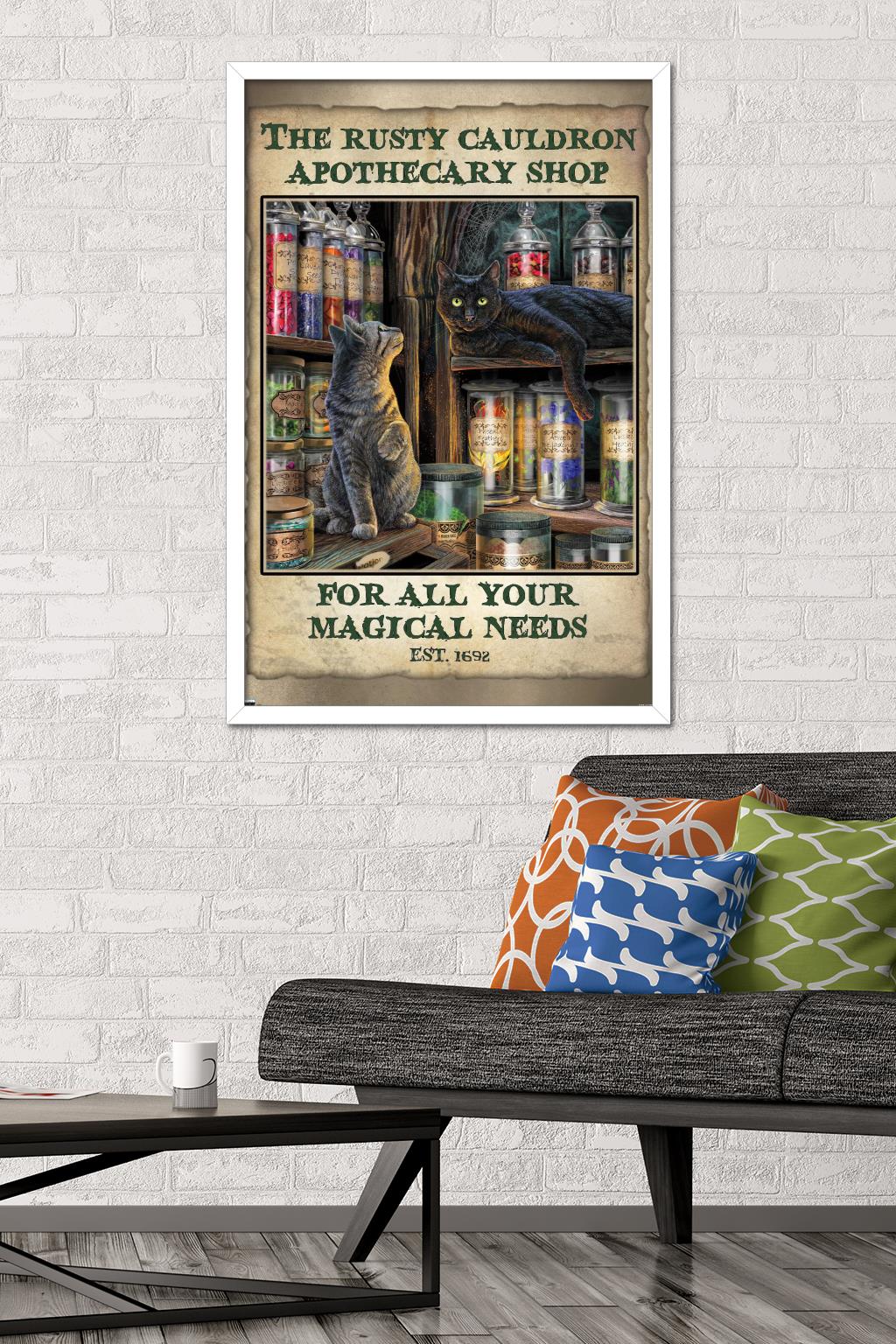 Lisa Parker - Apothecary Shop Wall Poster, 22.375" x 34", Framed