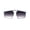 White Smoke, variant on Futuristic Squared Geometric Racer Retro Fashion Sunglasses Tortoise Smoke