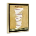 thumbnail image 4 of Stupell Industries Stacked Mug Collection Food & Beverage Painting Gold Floater Framed Art Print Wall Art, 25 x 31, 4 of 10