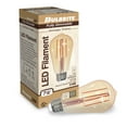 thumbnail image 2 of Bulbrite 861410 Pack Of (2) 7 Watt Vintage Edison Dimmable St18 Medium (E26) Led Bulbs -, 2 of 7