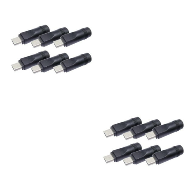 relayinert Efficient 5-Piece Micro USB Charging Adapter Male to Female 5 Pin 5x1mm Fast and Reliable Style A 2Set