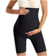 thumbnail image 2 of Ussuma Solid Color Pants for Pregnant Women with Abdomen Support Plus Size Elastic Waist Exercise Yoga Maternity Shorts Pregnancy belly Support Breathable Simple and Comfortable Fitness Travel Large, 2 of 5
