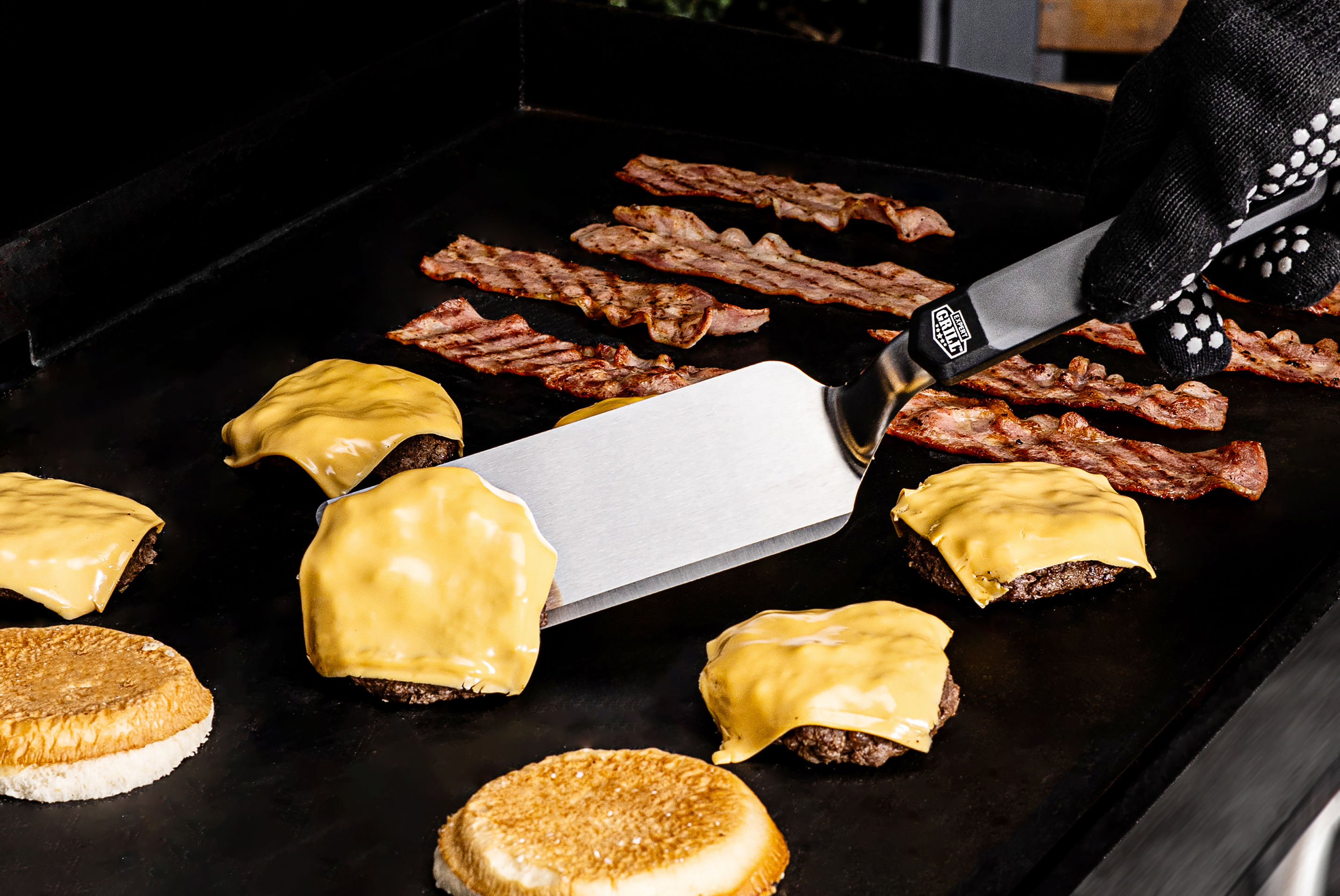 Expert Grill 3-Piece Stainless Steel Griddle Tool Kit photo 4