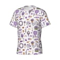 thumbnail image 3 of Rocae Lavender Flowers for Men's Moisture-Wicking Crew Tee - T-Shirt for Sports, Outdoor Activities, and Casual Wear, 3 of 9
