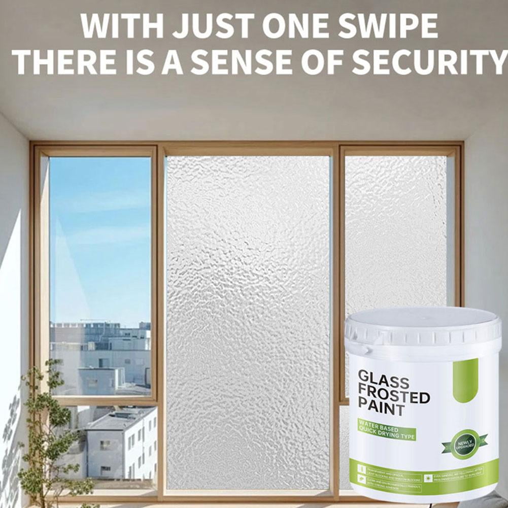 Frosted Glass Paint for Window,Window Privacy Paint,500g Waterproof & UV Resistant Glass Window Film Paint,Frosted Glass Spray for Glass for Bathroom Kitchen Bedroom Sliding Door