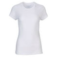 thumbnail image 3 of Boxercraft BW2101 Women's Tri-Blend Tee-White-XS, 3 of 4
