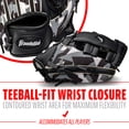 thumbnail image 5 of Franklin Sports RTP Youth Teeball Glove, 9.5 in, Black/White, Right Hand Throw, 5 of 7