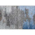 thumbnail image 2 of Addison Rugs Mayfield Premium Machine Washable Transitional Abstract Denim Rectangle Rug, 1'8" x 2'6", 2 of 6
