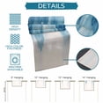 thumbnail image 6 of Burlap Table Runner 90 Inches Long,Blue Gradient Mountain Non-Slip Kitchen Table Runners for Dining Room Everyday Use Party Table Decorations Abstract Art, 6 of 9