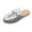 Gray, variant on SuTry Women's Polka Dot Mules Slip On Color Block Round Toe Platform Adjustable Strap Comfortable Casual Walking Half Shoes(37)