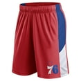 thumbnail image 2 of Men's Fanatics  Red Philadelphia 76ers Practice Performance Shorts, 2 of 3