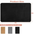 thumbnail image 5 of Nefoso Low Pile Area Rug, 5ft x 8ft Soft Fluffy Area Rugs for Living Room Bedroom Decor Carpet, Black, 5 of 5