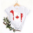 thumbnail image 2 of Tops de Cuello Redondo para las Mujeres Nuevo Suéter de Manga Corta, Camiseta de Poliéster Impresa Casual, 2 of 3
