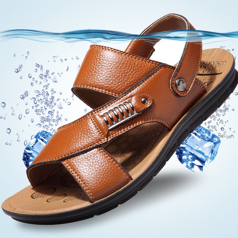pu leather sandals