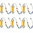 thumbnail image 2 of K-KED 10pcs Yellow Crystal Stone Chakra Wishing Bottle Pendulum Natural Chip Pendant, 2 of 3