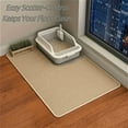 thumbnail image 3 of Extra-Large Cat Litter Mat |  Design | EVA Material | Non-Slip, Leakproof & Easy to Clean | Multi-Color Options | Ideal for Home Pet Care, Litter Box Accessory |  Pattern Mat | Durable Pet Mat, 3 of 16