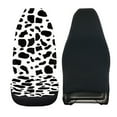 thumbnail image 2 of Jeiento Cow Print Car Seat Cover Front Car Seats Protector 1 PCS Vehicle Cushion Covers Bucket Seats Protector Washable Universal Fit Most Cars SUV Van RV Truck, 2 of 6