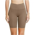 thumbnail image 4 of BLVB Biker Yoga Shorts with Pockets for Women High Waisted Athletic Running Workout Shorts Gym Clothes, 4 of 7