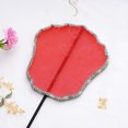 thumbnail image 4 of Butterfly Fan Imitation Flower Luo Shaped Fan Long And Short Handle Fan Hanfu Dance Retro Shooting Props Round Fan, 4 of 4