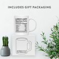 thumbnail image 4 of CTDream Funny 11oz. Ceramic Coffee Tea Mug Thank You Gift, Lunch Lady Nutritional Facts, 1-Pack, 4 of 7
