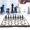 thumbnail image 5 of Juego de piezas de ajedrez magnéticas de tablero de ajedrez internacional portátil B-5 para niños y adultos, 5 of 5