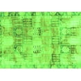 thumbnail image 1 of Ahgly Company Indoor Rectangle Abstract Green Modern Area Rugs, 8' x 10', 1 of 4