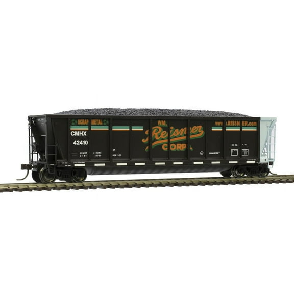 Atlas HO Scale Coalveyor Bathtub Coal Gondola Reisner Scrap Metals/CMHX #42407