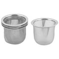 thumbnail image 1 of Cocina de Metal de Hoja de Té Redonda de Desagüe de fregadero de Residuos Infuser 60mm Diámetro 4Pcs Unique Bargains, 1 of 3