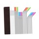 thumbnail image 3 of Pajitas Reutilizables Macarena Acero Inoxidable 16x Largas Coloridas, 3 of 8