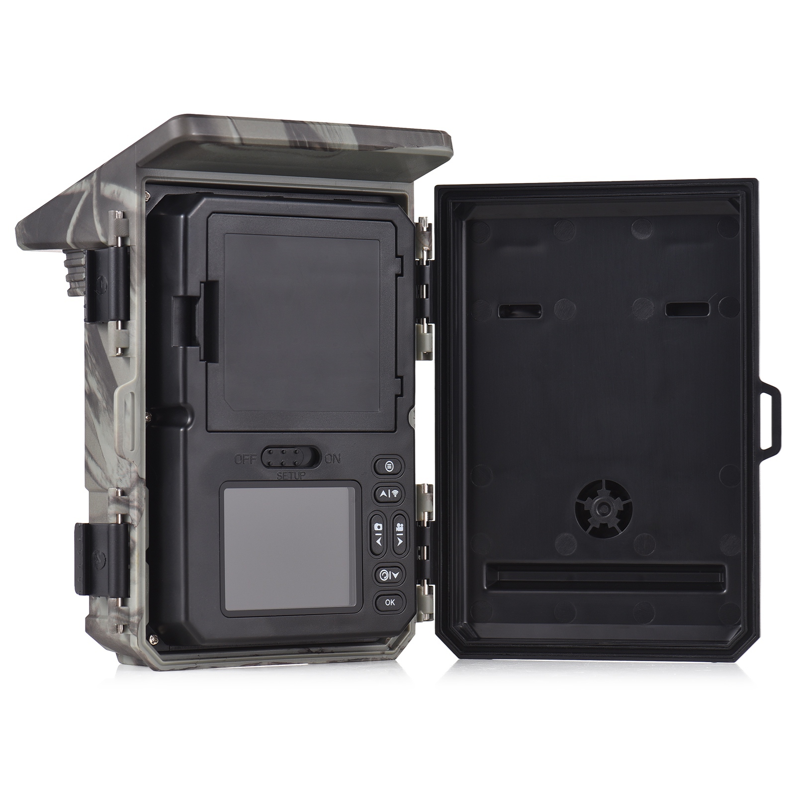 Solar Powered Hunting Camera 4K Videos 50MP Pictures Solar Trail Camera