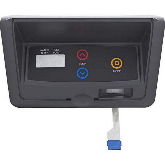 Raypak 009491F Control Bezel IID with Switch Decal Pad Replacement