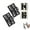 Black, variant on Aluminum Alloy Flip Latch, 2025 New Flip Bolt Latch Door Locks with Screws, 90/180 Degree Gate Latch Door Lock, Gate Latch Lock for Wooden Fence,Barn Garage Shed Cabinet