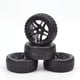 thumbnail image 4 of Neumáticos de goma 4 Uds 1:10 RC de neumáticos de rueda de goma reemplazos resistentes al para Tt-02 HPI M-05 Pro Xv-01 Crawler DIY Magideal Neumáticos de goma, 4 of 7