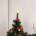 thumbnail image 6 of guohui Christmas Tree Topper Christmas Treetop Collectible Festival Prop Centerpiece Seasonal Accent Xmas Tree Decoration for Hotel Conch, 6 of 9