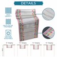 thumbnail image 6 of Spring Tulip Table Runner 72 Inches, Watercolor Flowers Wooden Grain Pink Plaid Bed Runner Dresser Scarves Tabletop for Indoor Outdoor Parties/Ceremony/Banquet, 14" x 72", 6 of 9