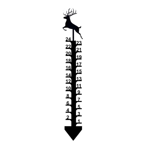 Medidor de nieve para exteriores, de metal, con forma de copo de nieve y hierro, preciso, resistente al viento, ideal para decoración de jardín y patio.
