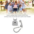 thumbnail image 4 of Libro de Visitas de Audio Teléfono de Boda, Grabación de Estilo Retro Clásico Mensajes de Audio Personalizados con Libro de Visitas, Grabación Telefónica de Mensajes de Audio, 4 of 7