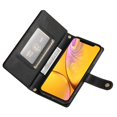 thumbnail image 3 of GANGXUN Étui en Cuir à Rabat pour iPhone XR - Sangles Longues et Courtes, design wallet, 3 of 5