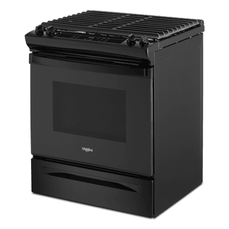 Whirlpool - 5.0 Cu. Ft. Gas Range with Frozen Bake™ Technology - Black