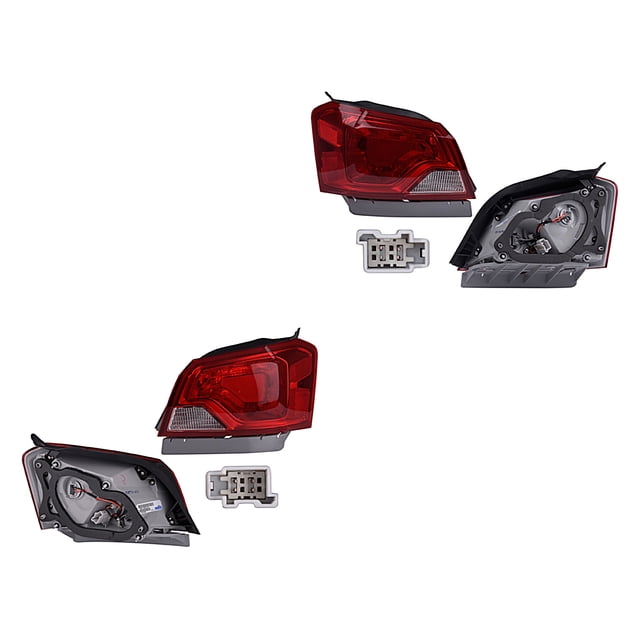 Par de Calaveras Impala 2014 A 2019 Chevrolet Ext C/Leds DEPO .