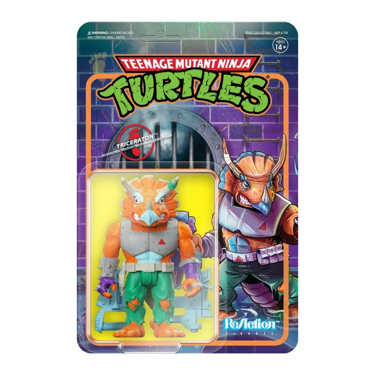 TMNT Triceraton ReAction Figure - Walmart.com