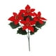thumbnail image 3 of Ramo De Flores De Pascua Para Bodas, Fiestas De Invierno, Porche, Flores Artificiales De Navidad, Color Rojo, 3 of 9