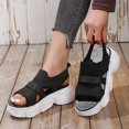 thumbnail image 4 of Vedolay Sandals for Ladies Sandals for Women Dressy Summer Casual Beach Outdoor Wedges Sandal Shoes,Gray 8, 4 of 5