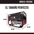 thumbnail image 2 of Generador Portátil A gasolina Foreman 3000 W Bifásico 110v/220v, 2 of 10