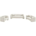 thumbnail image 2 of Meridian Furniture Emory Cream Boucle Fabric Sofa, 2 of 15