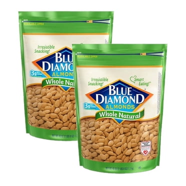 Blue Diamond Almonds Whole Natural Almonds, 32 Oz. - Walmart.com