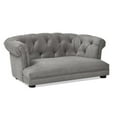 thumbnail image 1 of Pemberley Row Polyester Uptown Gray Dog Sofa Rectangular Tufted 36.5" Assembled, 1 of 8