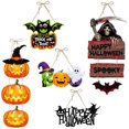 thumbnail image 3 of KAKOWELY piezas de decoración colgante de Halloween, letrero de puerta con temática de Halloween, diseño de escena de fiesta, accesorio, 3 of 5