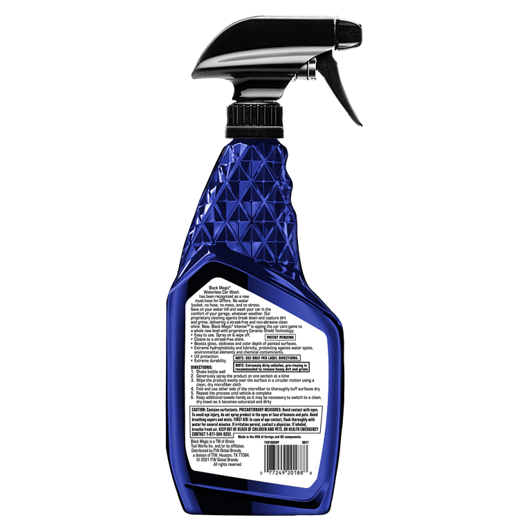 Black Magic 120188SRP Intense Ceramic Waterless Car Wash 23 oz Spray Bottle