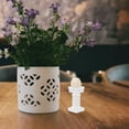 thumbnail image 4 of OULII 2Pcs Ancient Roman Pillars Desktop Column Statue White Abs 6.8x3.3x3.3in Background Decoration, 4 of 8